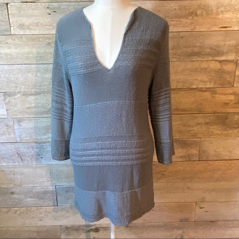 🛍3/$30 Jana women’s blue‎ knit sweater  dress in size medium